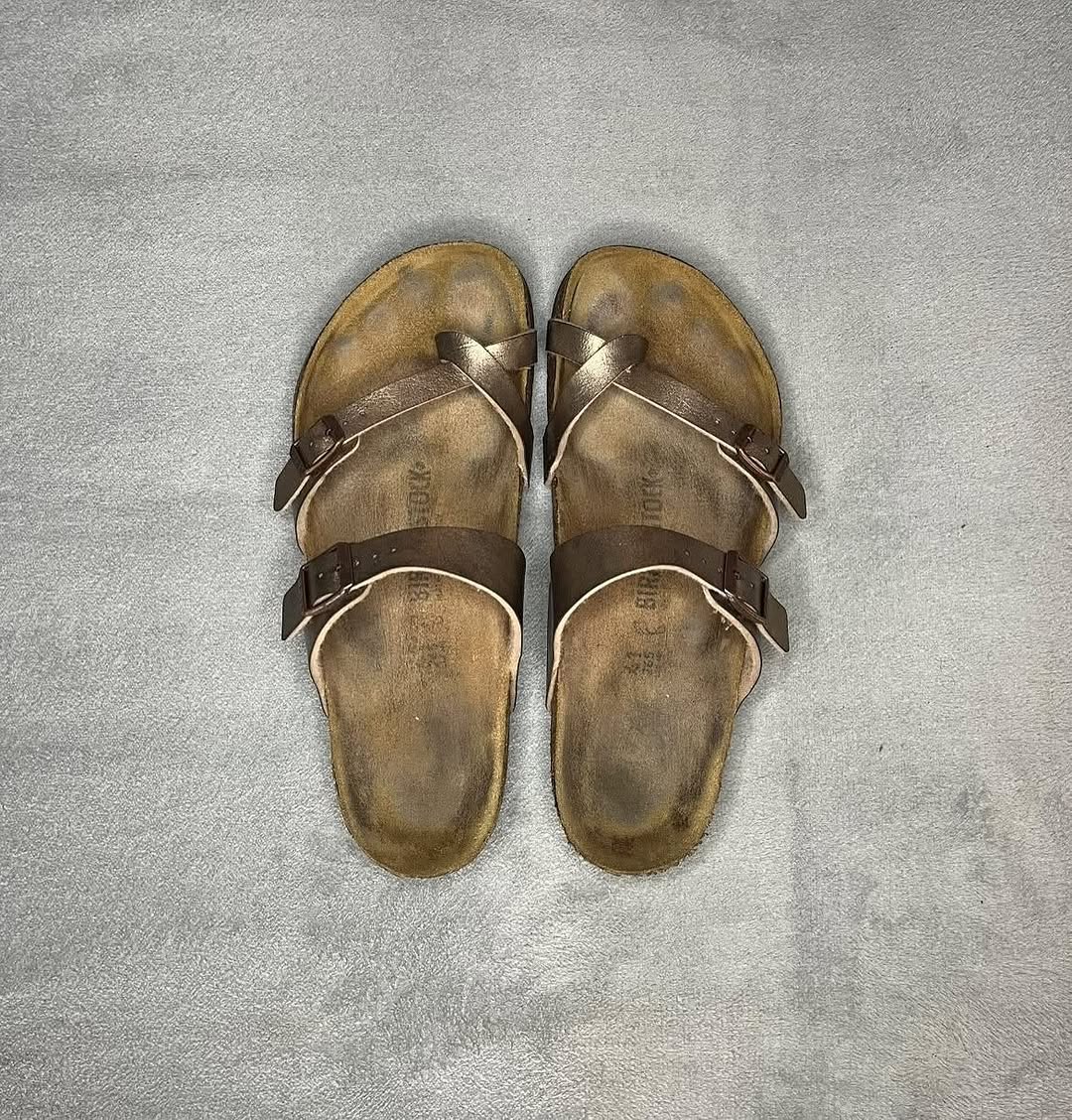 After Birkenstock cleaning
